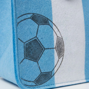Bolsa de Compras Reutilizable Personalizada con los Colores de la Bandera Nacional y Diseño de Fanáticos del Fútbol Internacional - Product Image 6