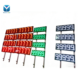 Affichage numérique gratuit 88.88 18 pouces à double face pour station-service / Affichage LED à 7 segments pour station-service - Product Image 4