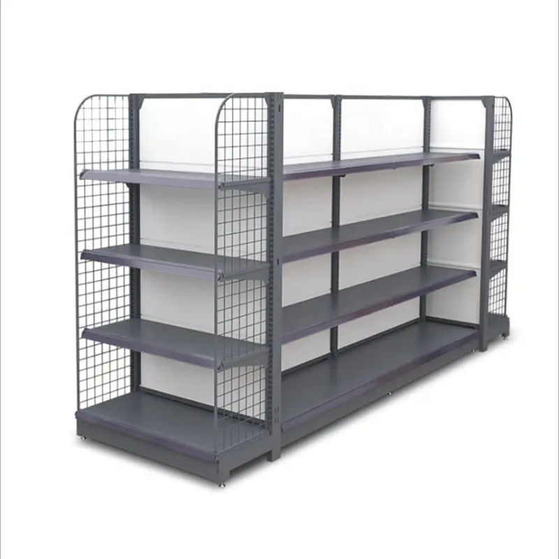 Hersteller Display Rack 5 Schichten Metall Supermarkt Ausrüstung Gondel Display Regal Supermarkt Stahl regale