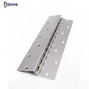 DIVINE fabricante de bisagras de puerta de aluminio continuo de hierro largo resistente varios materiales