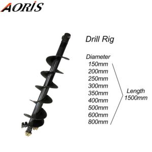 Op maat gemaakte prijs-graafmachine-aanbouwdelen hydraulische grondboor voor 1-1,5T minigraver - Product Image 4