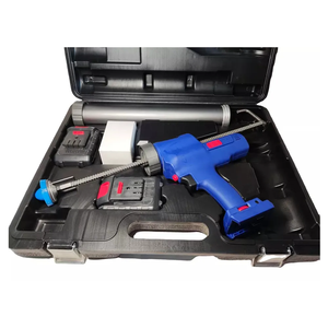 Jiaoshifu Pistola Calafateadora Eléctrica <span class=keywords><strong>de</strong></span> Silicona JSF 21V con Batería <span class=keywords><strong>de</strong></span> Litio Grado Industrial para Salchichón <span class=keywords><strong>de</strong></span> 300-600ml Capacidad 1 Año - Product Image 4