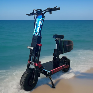 72V Dual Motor 30-100AH Battery 60-300km Long Range Foldable 13inch NFC Screen Hydraulic Suspension Scooter - Product Image 1