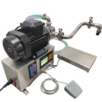 Machine d'emballage automatique numérique de bureau pour le remplissage de confiture de fruits, de sauce chili et de petites granules, idéale pour les particules molles et les liquides.