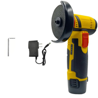 Meuleuse d'angle sans fil avec 2 batteries Li-Ion, chargeur rapide et accessoires complets, 3 vitesses pour la rénovation et le polissage à domicile
