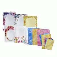 En Stock et Multiple Personnalisé Imprimé 3 Côté Joint Plat de Soudure à Chaud D'emballage de Masque Facial De Papier D'aluminium Sacs