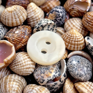 Tự nhiên trắng ngọc trai Shell nút vòng với sequins trang trí hình chữ nhật 2-lỗ lau loại - Product Image 3