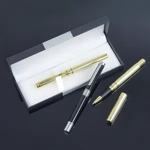 Classic Wholesale Gel Metal Ink Roller Ball Pen Luxury OEM Executive Business Gifts Design Parker Pen With Custom Logo