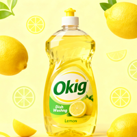 Nettoyant sale OEM/ODM détergent à vaisselle en bouteille écologique liquide rinçage facile savon à vaisselle liquide de qualité alimentaire à faible résidu