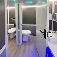 Camions toilettes mobiles d'usine, toilettes publiques, remorques toilettes de luxe à vendre au Canada