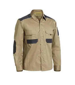 Оптовая продажа, фабричная Рабочая Рубашка, куртка для строительных рабочих, промышленная рабочая одежда, одежда, рубашка для шахт