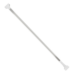 <span class=keywords><strong>Étagère</strong></span> multifonctionnelle en acier inoxydable du <span class=keywords><strong>sol</strong></span> au <span class=keywords><strong>plafond</strong></span>, sans perçage, réglable, avec barre de tension / tringle à vêtements - Product Image 1
