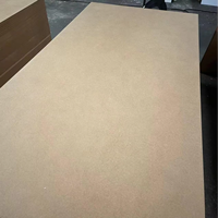 Panneaux de fibres de bois haute densité, poncés, laminés, mélaminés, résistants à l'humidité, ignifuges, écologiques, MDF HDF 122*280 3mm-25mm E0