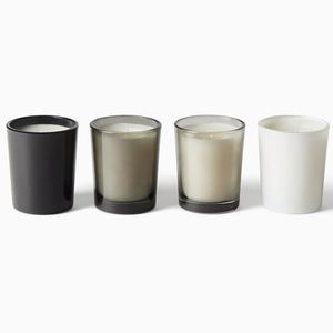 Juego de Velas Aromáticas de Vidrio Hechas a Mano CWM, 4 Frascos Modernos Minimalistas para Cumpleaños, Fiestas, Día del Padre, Año Nuevo Chino - Product Image 6