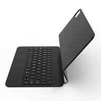 Clavier BT avec étui pour iPad 10e génération (10,9 pouces) et 11 pouces A16 avec pavé tactile, clavier sans fil rétroéclairé avec support magnétique USB-C