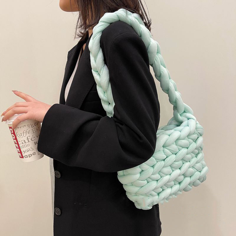 Petit sac-Sac matériel vert élégant