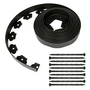 <strong>Garden</strong> <strong>Edging</strong> Flexible <strong>Garden</strong> Lawn <strong>Plastic</strong> Border Landscape Lawn 10m+30 Pegs - Product Image 1