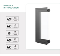Ventana Corredera de Aluminio Moderna y Minimalista AOSTTER con Vidrio de Seguridad Resistente a Impactos y Herrajes Estéticos Ocultos