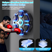 Nouveau design de machine de boxe intelligente murale pour la maison, cible de boxe fitness pour enfants et adultes avec dent bleue