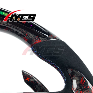 Volante LED Rpm de Fibra de Carbono Forjado para <span class=keywords><strong>BMW</strong></span> E60 E61 E62 E63 E64 E88 E90 E92 <span class=keywords><strong>E91</strong></span> E93 X3 M3 330i <span class=keywords><strong>330d</strong></span> 335i 318i M3 - Product Image 2