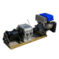 Treuil à câble métallique 3T 5T 8T à moteur essence, diesel ou électrique