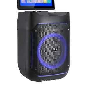 JBA Outdoor 8-inch RGB Speaker With Android Touchscreen Karaoke Portable <b>Bluetooth</b> 5.1 USB TF <b>Card</b> Support - Product Image 5