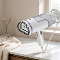 YF-198 Setrika Uap Pakaian Portabel Lipat, 1200W Pemanas Cepat, Setrika Uap Ringan untuk Perjalanan