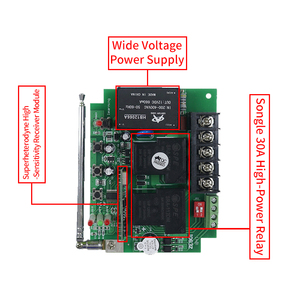 Transmitter & Receiver động cơ đảo ngược không dây điều khiển từ xa chuyển đổi với giới hạn chức năng cho nhà để xe DOOR Opener công nghiệp - Product Image 4