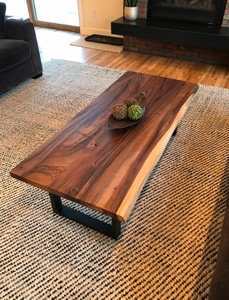 Hiện Đại Vuông Sống Cạnh Rắn Gỗ Óc Chó Tấm Bảng Phong Cách Mới Chất Lượng Tốt Cá Nhân Kích Thước Đồ Nội Thất Ăn Uống Cho Cà Phê - Product Image 4