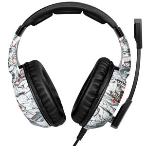 <span class=keywords><strong>ONIKUMA</strong></span> <span class=keywords><strong>K19</strong></span>, auriculares con cable para ordenador de juegos montados en la cabeza de camuflaje, auriculares con bajos para deportes electrónicos, luz LED colorida - Product Image 3