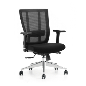 Factory Direct sale multi-functional fashion black computer task swivel chair Bureau with Chrome base - Product Image 5