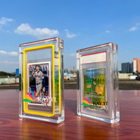 Étui de présentation magnétique en acrylique transparent RAY YI pour cartes de football avec pare-chocs