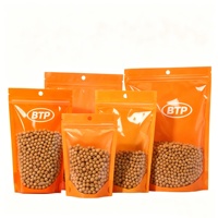 MOQ 100 pièces – Sachets refermables personnalisés de qualité alimentaire, résistants à l'humidité, pour emballage de snacks, bonbons, thé et aliments pour animaux, avec logo personnalisé