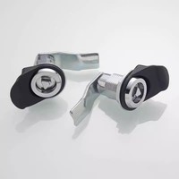 Serrure à came triangulaire Longyu MS711 avec poignée à ailettes pour armoire de distribution électrique et porte d'armoire de commande