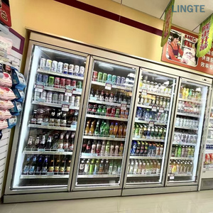 Réfrigérateur <span class=keywords><strong>vertical</strong></span> multi-portes pour boissons gazeuses de supermarché à vendre - Product Image 2