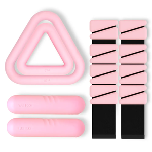 <span class=keywords><strong>Kit</strong></span> d'accessoires de Pilates avec logo personnalisé : Anneau de Pilates, Poids de cheville en silicone, Haltère, Anneau de musculation, <span class=keywords><strong>Kit</strong></span> d'accessoires de barre d'haltères - Product Image 2