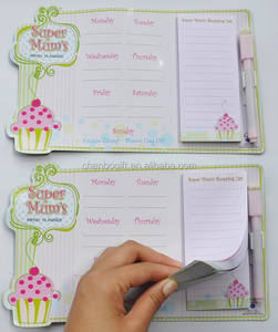 Bloc-notes magnétique pour réfrigérateur et stylo personnalisés avec votre propre logo, bloc-notes en papier magnétique, aimant pour réfrigérateur avec notes autocollantes - Product Image 5