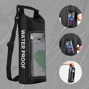 2L Roll Top sac étanche étui de téléphone portable sac à dos humide/sec accessoire pour le canotage et le kayak équipement de plein air pratique - Product Image 2