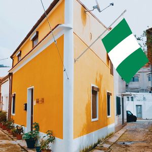 Drapeau du Nigéria personnalisable 3x5 pieds, simple face, pour bannières nationales et drapeaux <span class=keywords><strong>de</strong></span> présentation, imprimé sur commande - Product Image 3