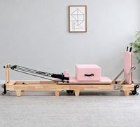 Reformer de Pilates Comercial Personalizado, Elegante y de Alta Calidad, Plegable y Versátil para Yoga y Fitness