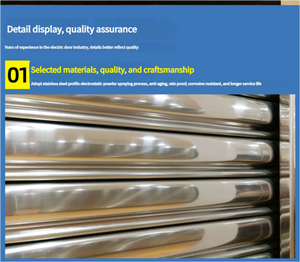 Volets roulants commerciaux modernes coupe-feu, rideaux coupe-feu, portes en acier à enroulement classées, atelier, extérieur, manuel, supermarchés - Product Image 5