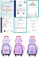Sac à dos scolaire imperméable Mochilas, sac à dos pour étudiants, sac d'école avec roulettes, cartable à roulettes, sacs d'école pour enfants