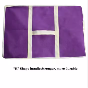 Sac de rangement de couette domestique sac de tri de vêtements de grande capacité sac de rangement d'emballage mobile avec fenêtre en pvc - Product Image 4