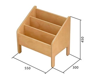 <span class=keywords><strong>Libreria</strong></span> in <span class=keywords><strong>Legno</strong></span> <span class=keywords><strong>Montessori</strong></span> per Bambini, Scaffale Portaoggetti Durevole per Giocattoli, Arredamento per Camera da Letto, Scuola e Asilo - Product Image 2