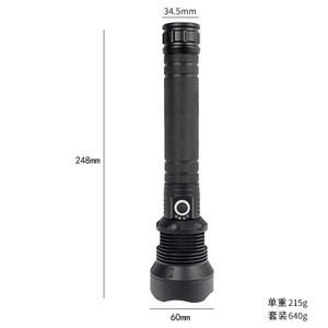 Lampe torche LED Luomen P70 en aluminium avec zoom, 248 mm, rechargeable, lumière blanche haute intensité pour extérieur - Product Image 1