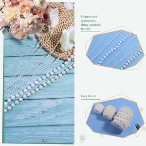Pearl String Bead Chain Christmas Tree Decor Xmas Merry Christmas Decorations for Christmas Tree Decor - Product Image 3