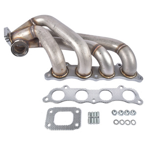 Collecteur d'échappement HP Series <span class=keywords><strong>Side</strong></span> <span class=keywords><strong>Winder</strong></span> à longueur égale T3 Turbo HPMFK20SWT311G pour Honda Collecteur d'échappement HP-MF-K20-SWT3-11G - Product Image 1