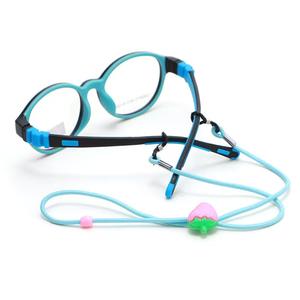 女の子女の子の花滑り止め調整可能な眼鏡ストラップ,漫画取り外し可能な弾性眼鏡コードロープ眼鏡アクセサリー - Product Image 5