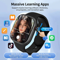 Reloj Inteligente F24 Pro Android 9.0 4G con Desbloqueo por Huella Dactilar, Pantalla AMOLED de 2.06'', Chip W527, 4GB 32GB, Cámara Giratoria, GPS, 4G LTE SIM