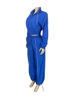 Shorts décontractés d'été pour femmes, style européen et américain, en nylon tissé, à blocs de couleur, rayés, à jambes larges, avec taille élastique, anti-boulochage